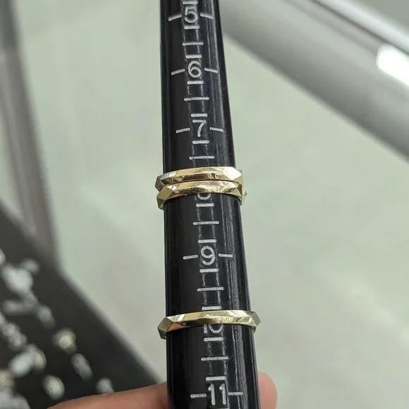 10kt Real Gold Wedding Trioset